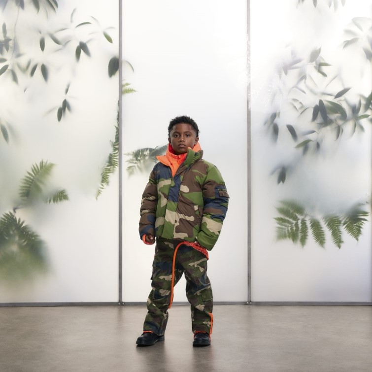 Doudoune En Nylon Léger Adidas Aop Camo