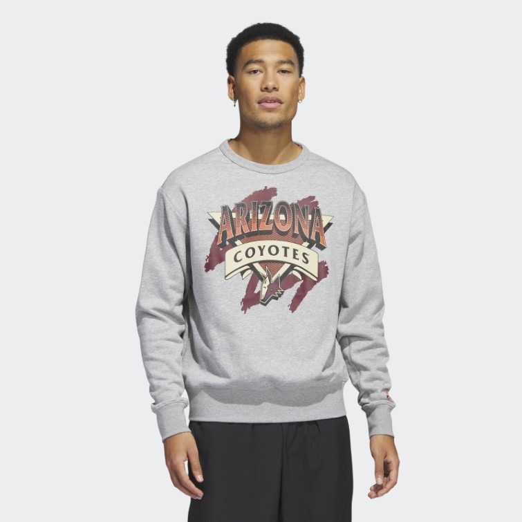 Sweat Adidas Coyotes Vintage Crew Gris Moyen