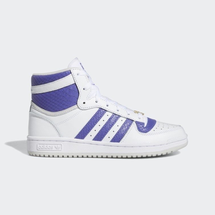 Blanc/violet/gris