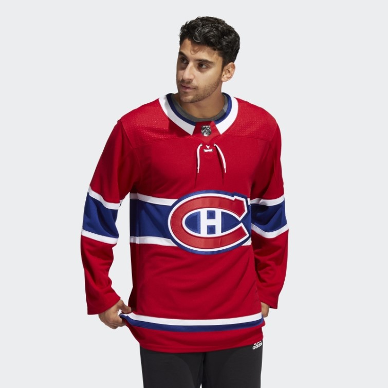 Canadiens Canadiens Rouge Maillot Domicile Authentique Adidas