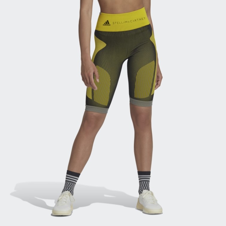 Adidas By Stella Mccartney Legging Court Sans Couture Truestrength Noir Chaud