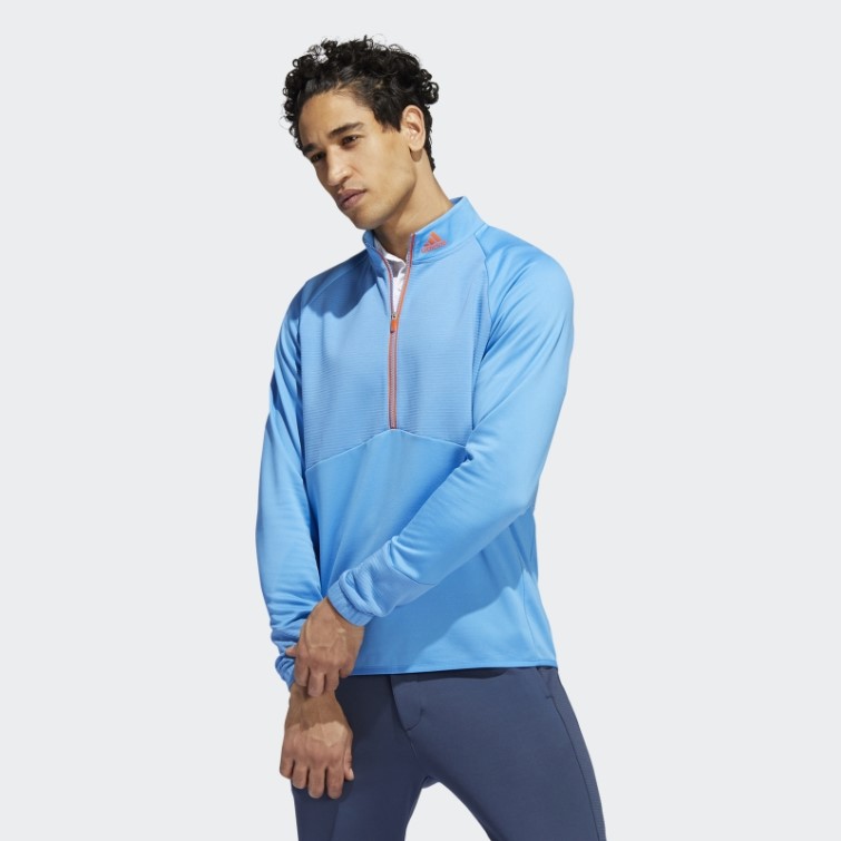 Pull Adidas Cold.rdy 1/4-zip Bleu