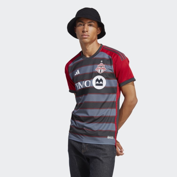 Maillot Domicile Authentique Toronto Fc 23/24 Gris Uni Adidas