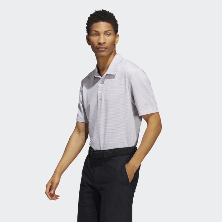 Polo à Rayures Ottomanes Adidas Gris