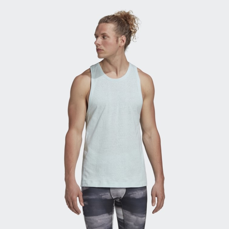 Adidas Yoga Training Débardeur Bleu