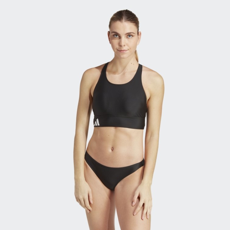 Bikini De Plage Noir à Logo Adidas