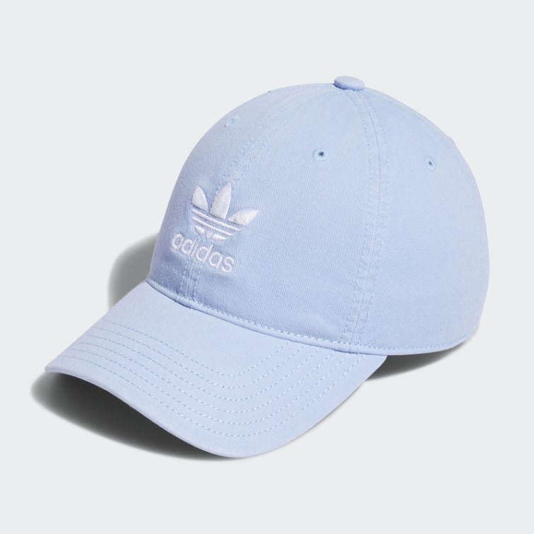 Adidas Bonnet Décontracté à Bride Arrière Bleu Aube