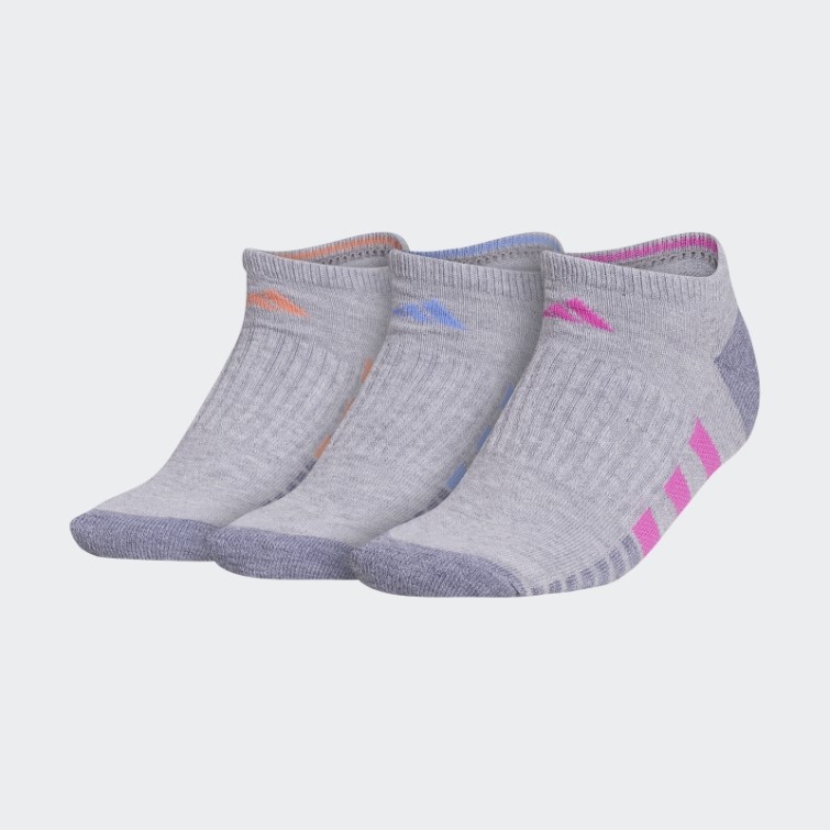 3 Paires De Chaussettes Matelassées Invisibles Multicolores Adidas