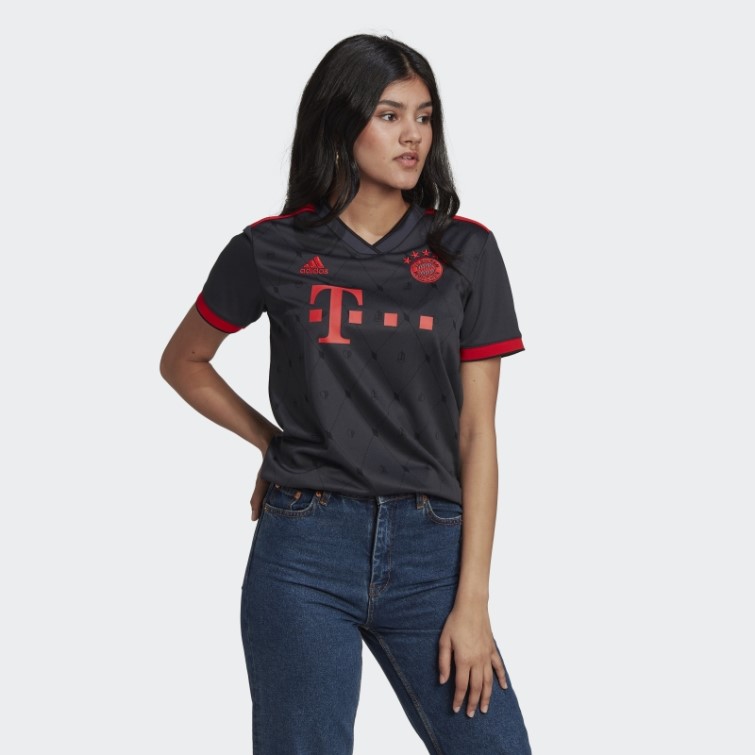 Mode Nuit Gris Adidas Fc Bayern 22/23 Troisième Maillot