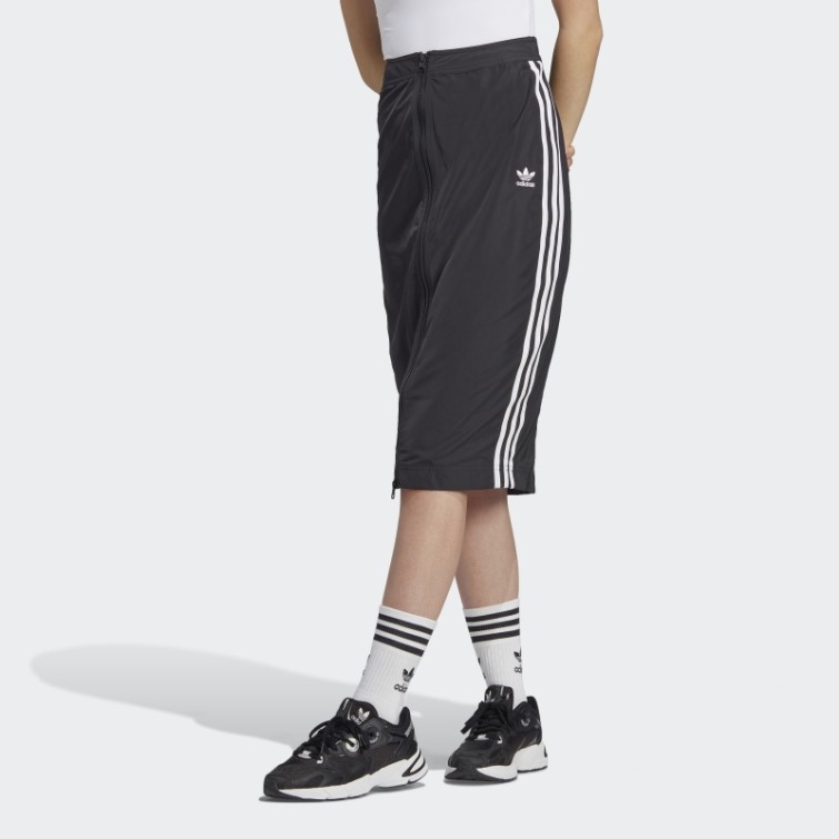Jupe Longue Piste Adicolor Classics Adidas Noir