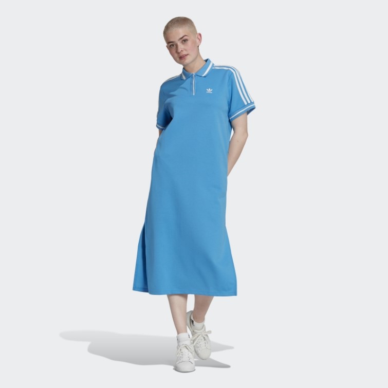 Robe Adidas Thebe Magugu Reg Bleu
