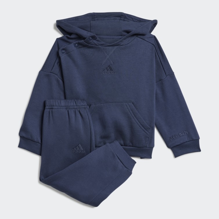 Survetement Polaire Bleu Marine Adidas