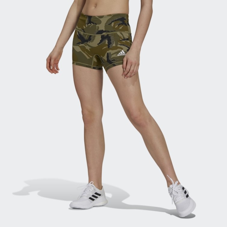 Collants Courts Camo 4 Pouces Vert Orbite Adidas