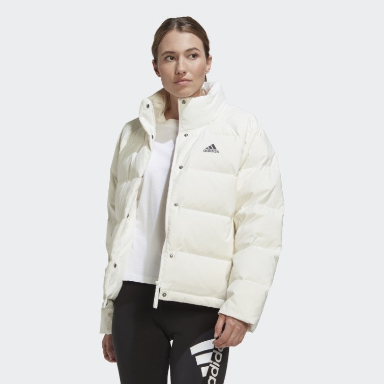 Doudoune Décontractée Adidas Helionic Blanche