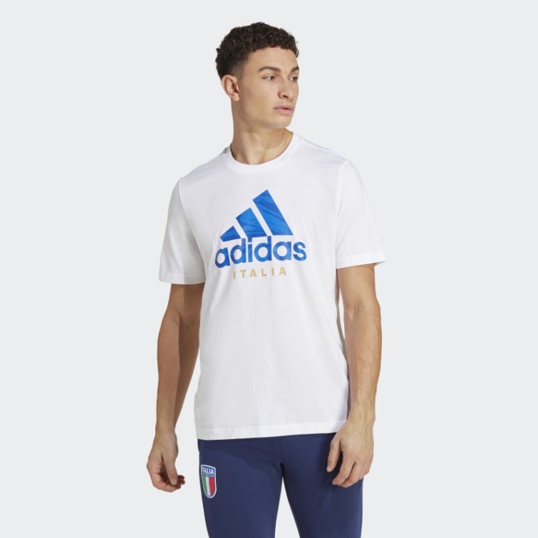 Italie Graphique Tee Blanc Adidas
