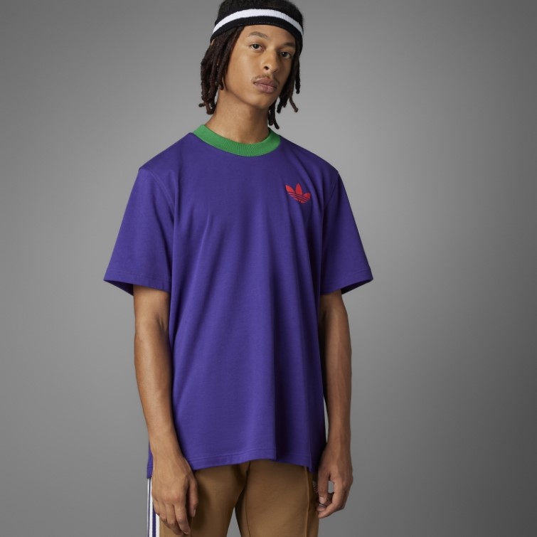 Adicolor Heritage Now Grand T-shirt Trèfle Adidas Riche Violet