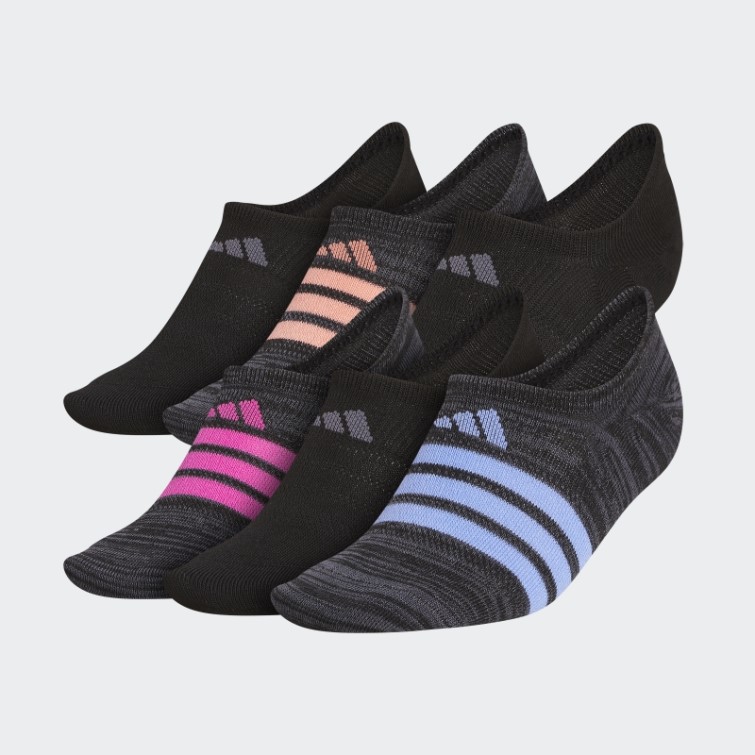 Adidas Superlite Super-no-show Chaussettes 6 Paires Bleu
