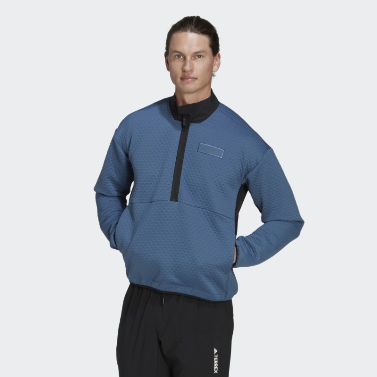 Acier Terrex Randonnée Demi-zip Polaire Adidas