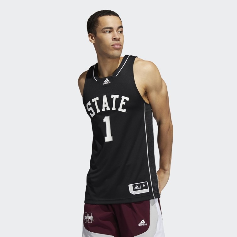 Maillot Ncaa Swingman Bulldogs Adidas Noir