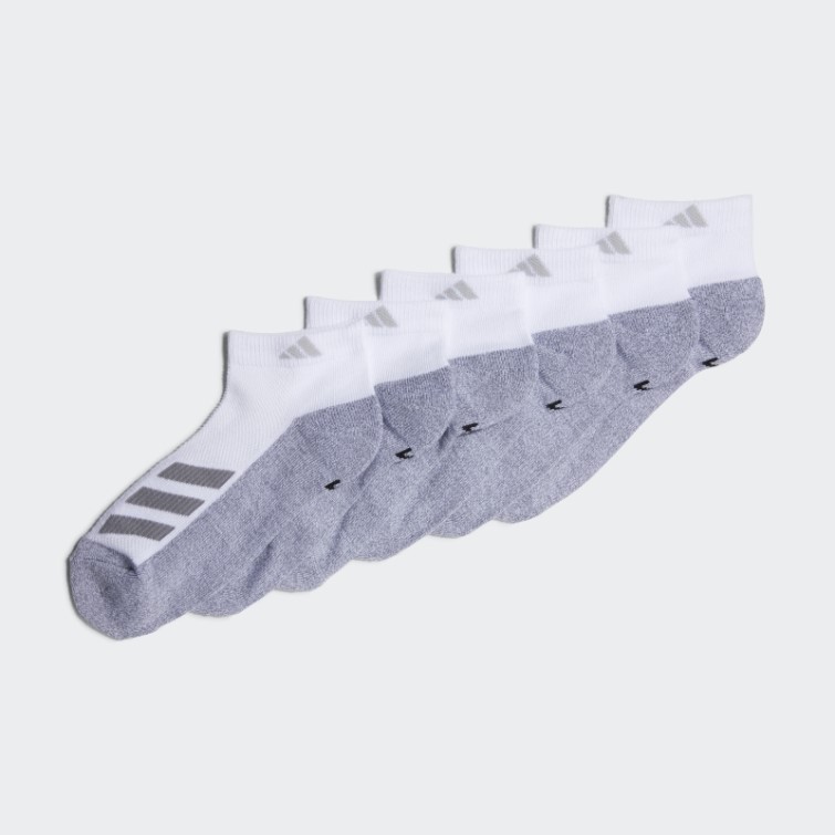 Chaussettes Blanches Coussinées à Rayures Angulaires 6 Paires Adidas