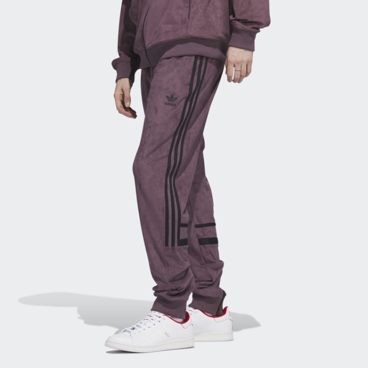Pantalon De Survêtement En Peluche Adicolor Classics Bordeaux Adidas