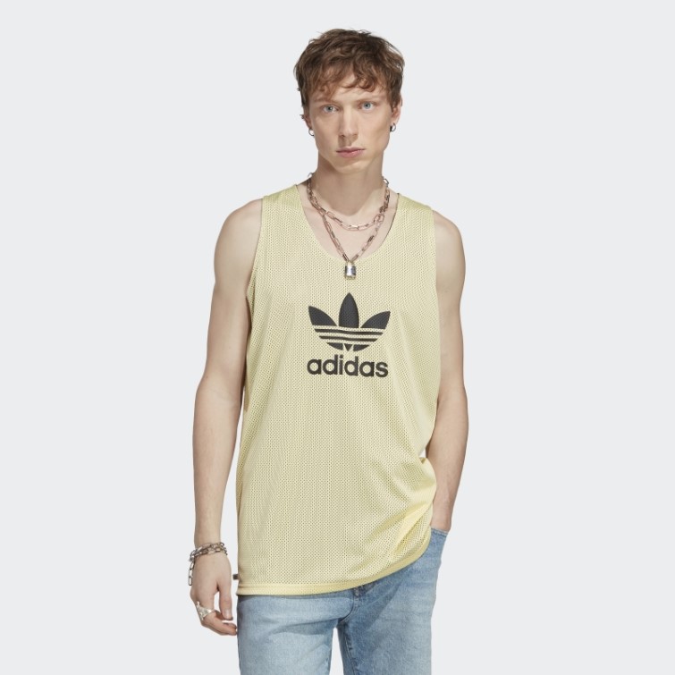 Maillot De Basketball Adicolor Classics Jaune Adidas