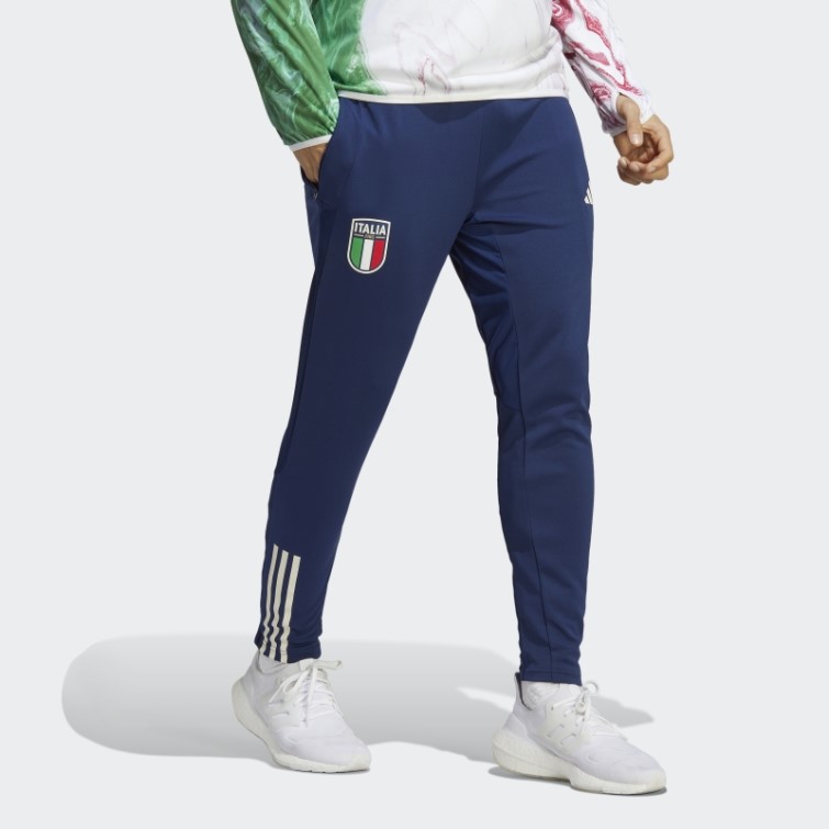 Pantalon D'entrainement Italy Tiro 23 Adidas Bleu Foncé