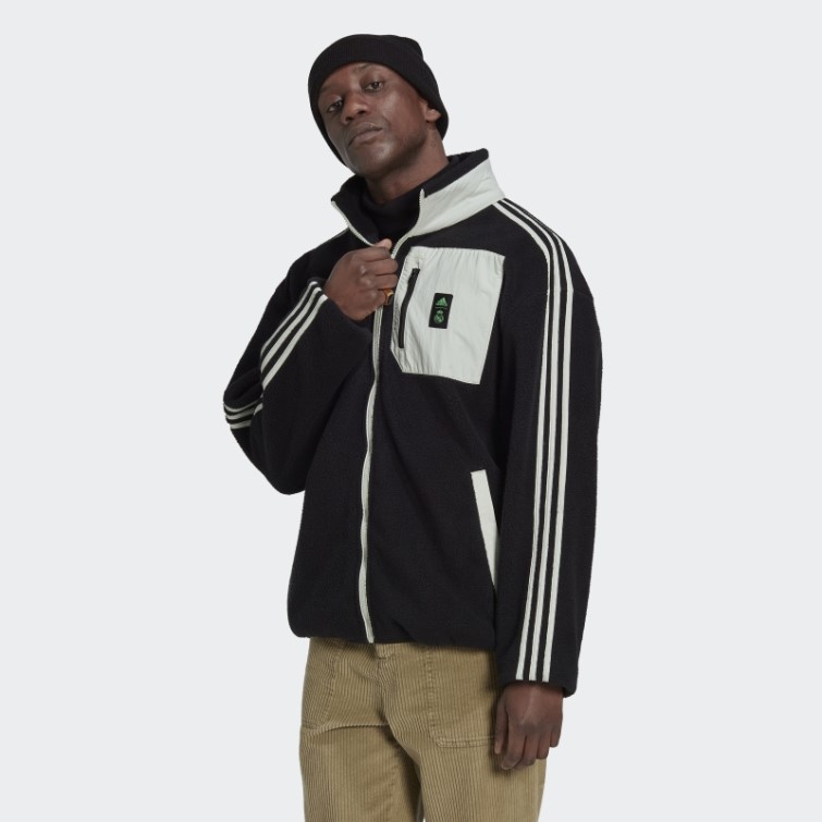 Veste Polaire Lifestyler Real Madrid Noir Adidas