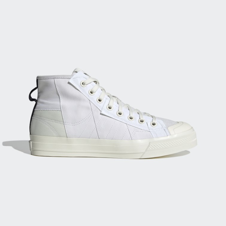 Adidas Nizza Hi Parley Chaussures Blanches