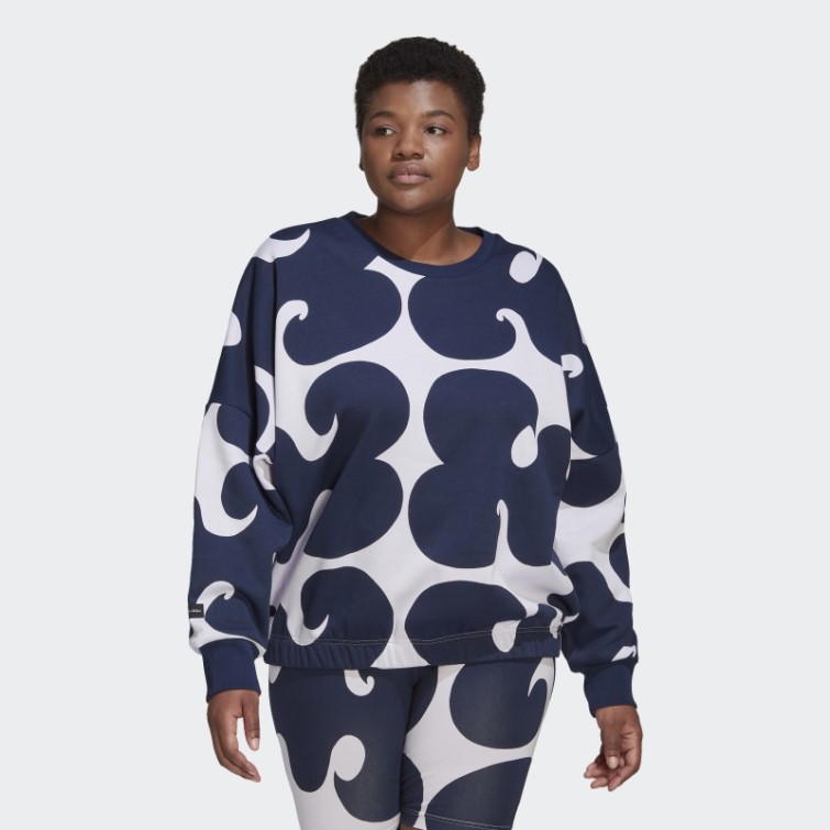 Sweat Marimekko (taille Plus) Adidas Violet Teinte