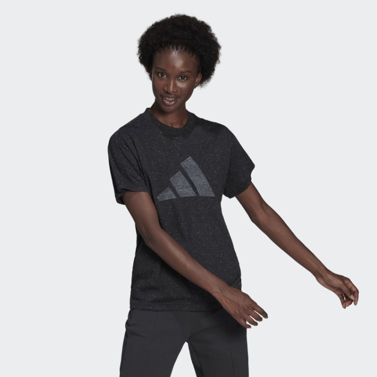 Adidas Future Icons Fashion Winners 3.0 T-shirt Noir Melange
