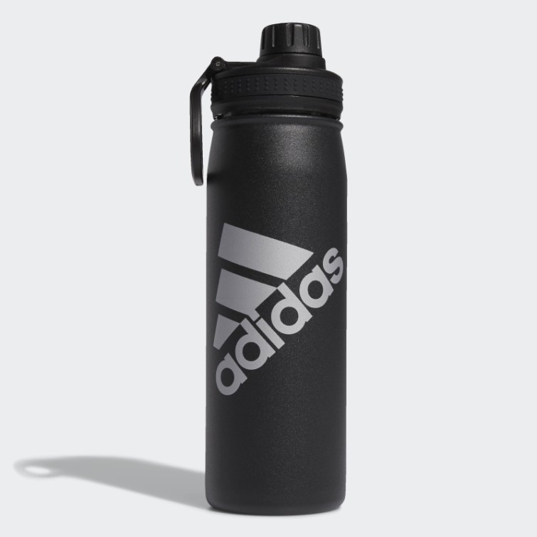 Bidon En Acier Adidas 600 Ml Noir