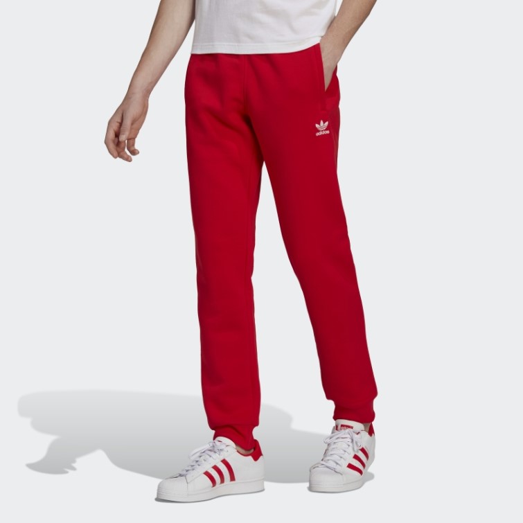Pantalon Trèfle Adidas Adicolor Essentials Rouge