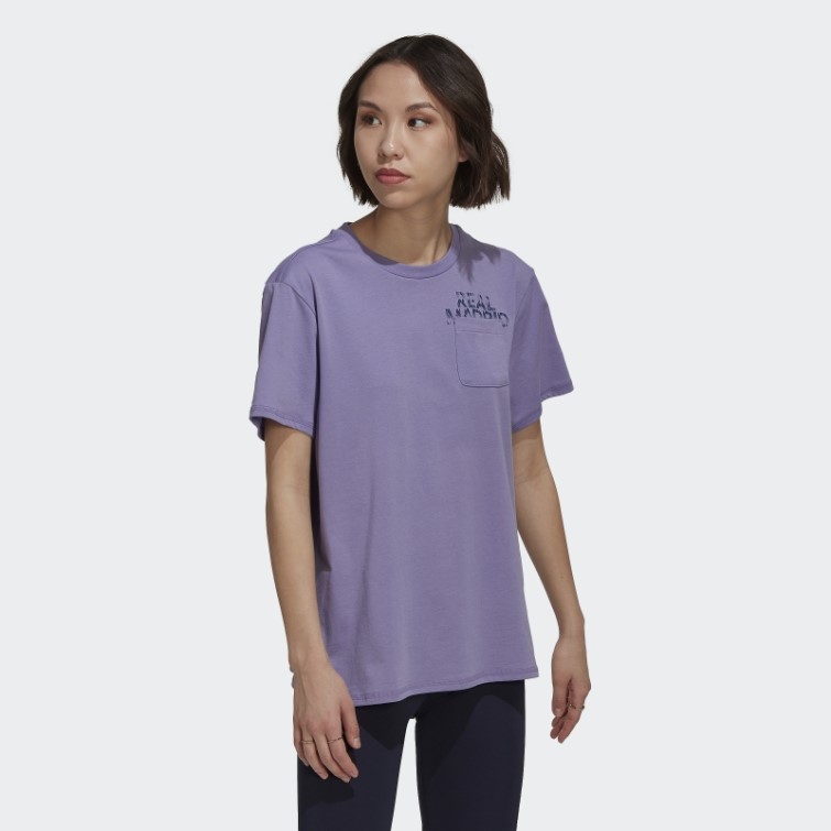 Tee Shirt Adidas Real Madrid Lilas