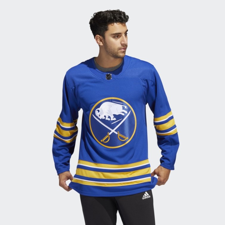 Maillot St Louis Royal Adidas Sabres Domicile Authentique