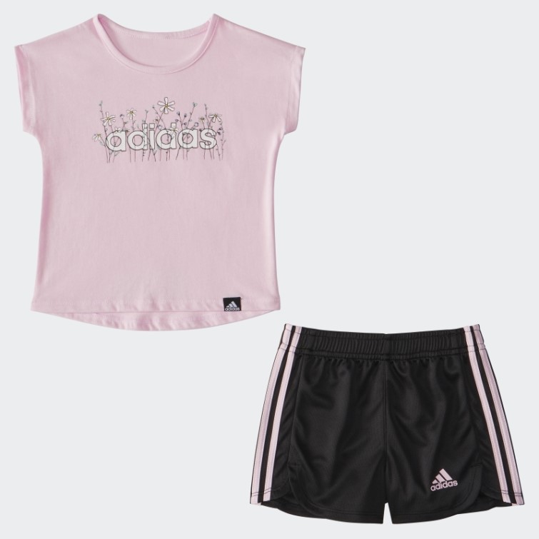 Ensemble Short En Maille Ig Gphic Rose Adidas