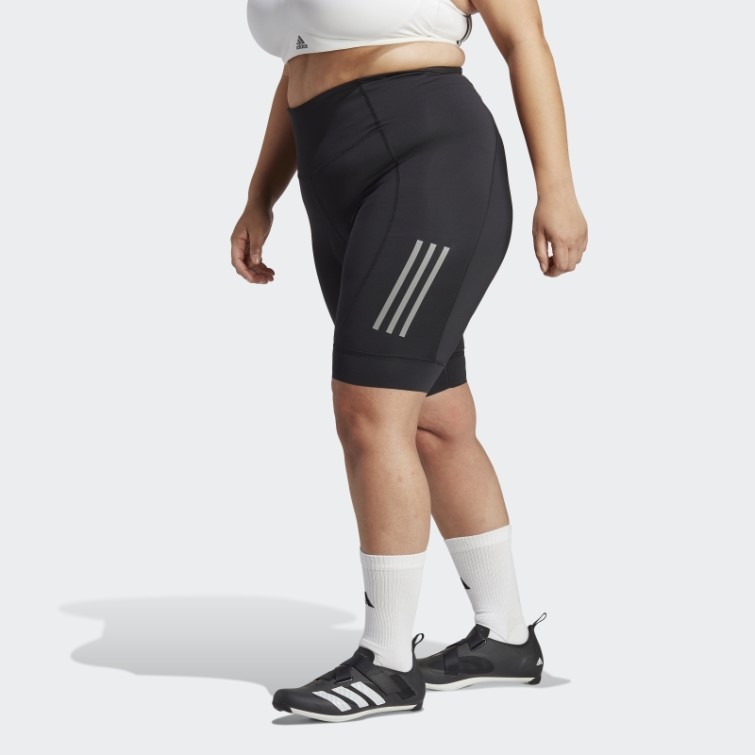 Noir Le Short De Cyclisme Rembourré (taille Plus) Adidas