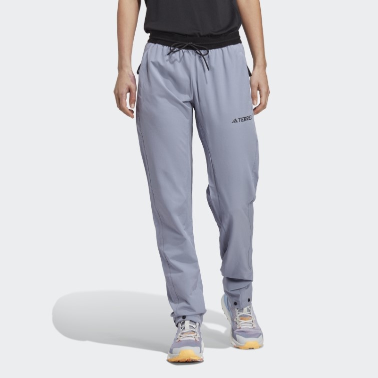 Pantalon De Survêtement De Randonnée Adidas Terrex Liteflex Violet Argent