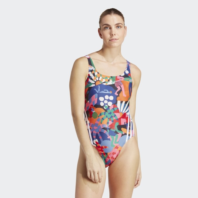 Maillot De Bain Adidas Farm Blanc