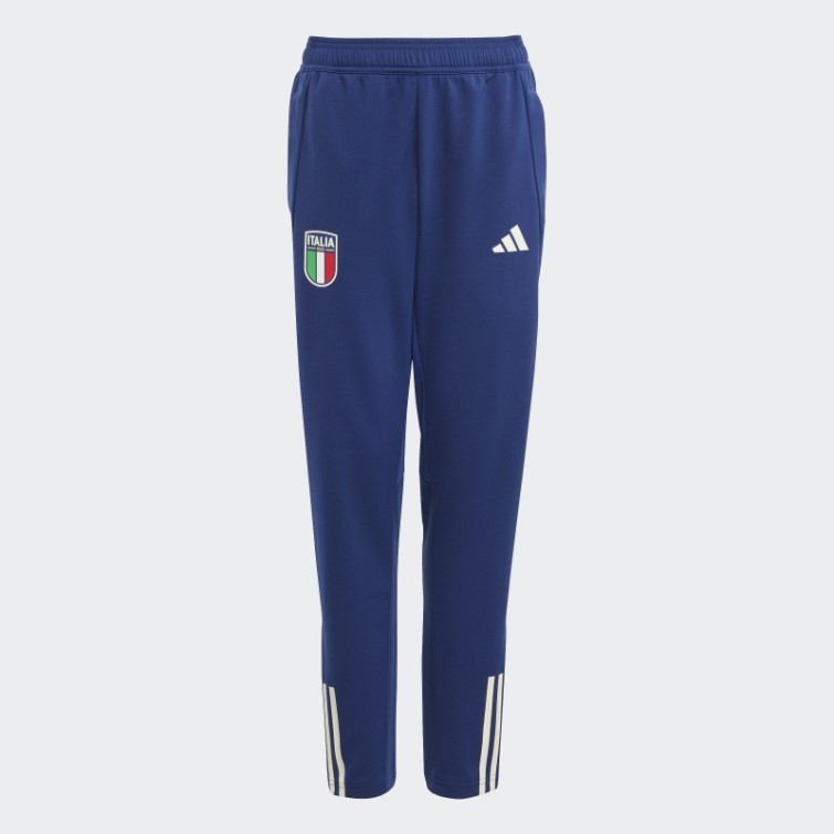 Pantalon D'entraînement Adidas Italy Tiro 23 Bleu Foncé