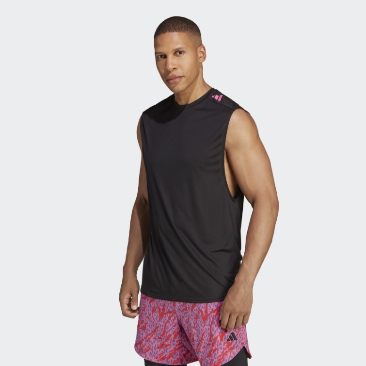 Noir Conçu Pour L'entraînement Pro Series Hiit Débardeur Organisé Par Cody Rigsby Adidas