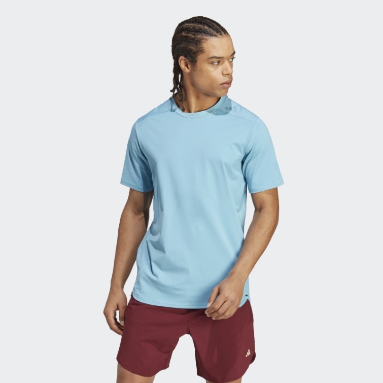 Conçu Pour L'entraînement T-shirt D'entraînement En Cordura Bleu Adidas