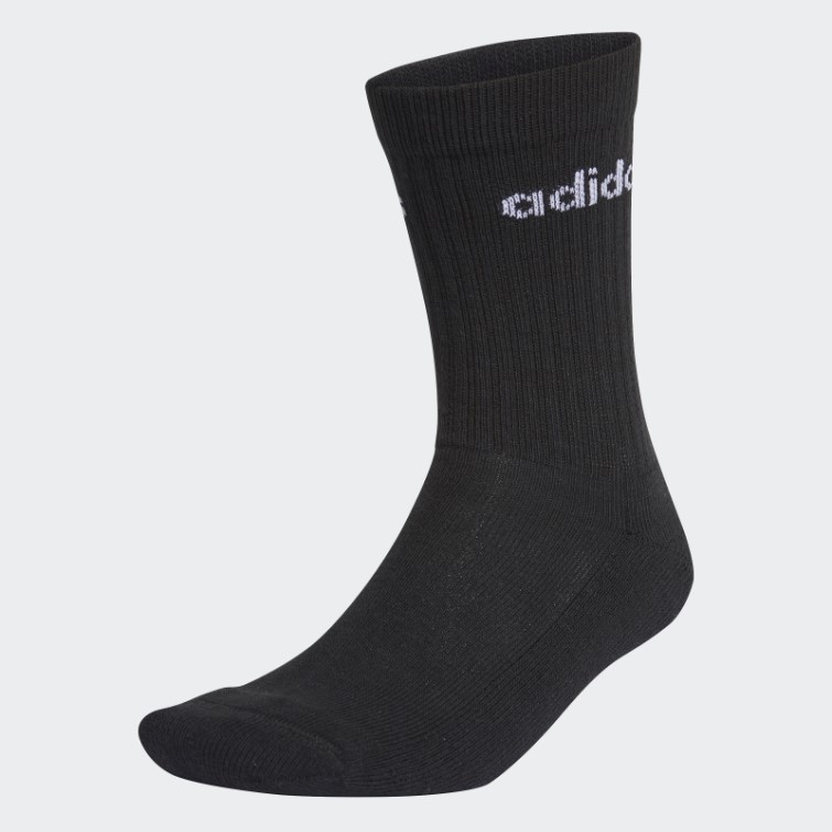 Adidas Chaussettes Semi-amortissantes 3 Paires Noir