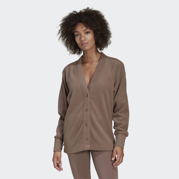 Cardigan Adidas Winterease Marron Trace