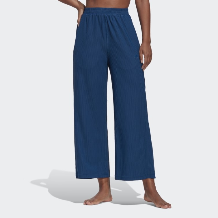 Pantalon Large 7/8 Marine Aeroready Studio Adidas
