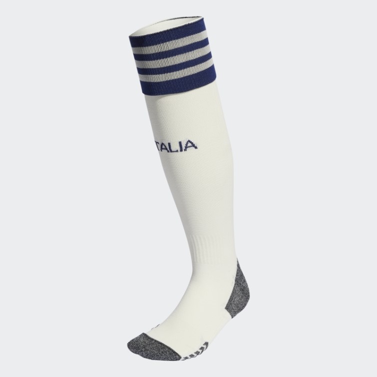 Adidas Italie 2023 Chaussettes Extérieur Blanc