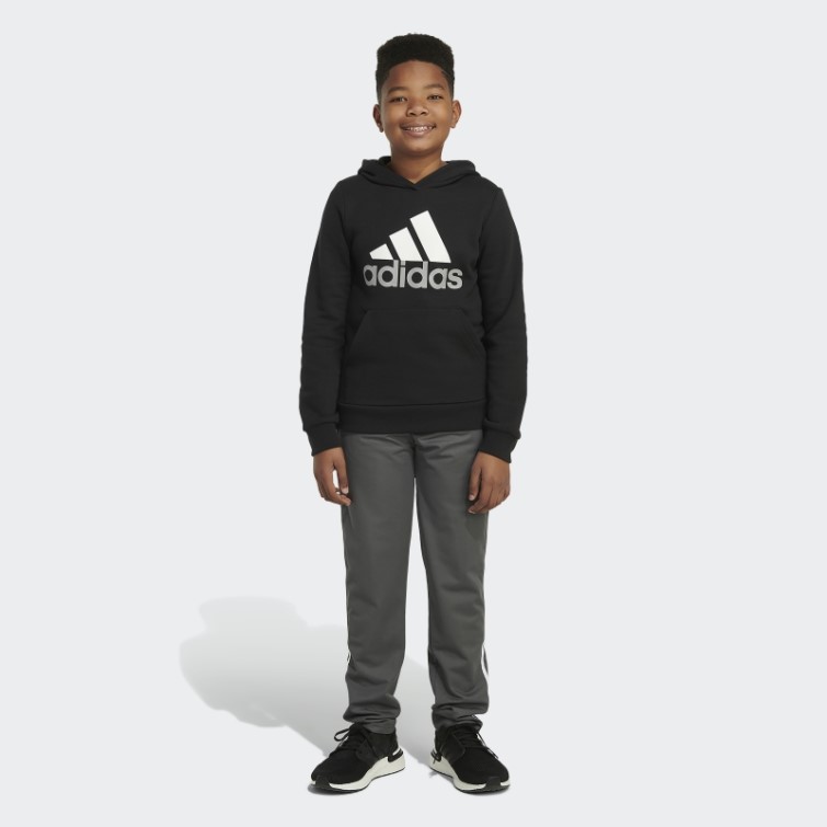 Sweat à Capuche Essentiel (taille Allongée) Adidas Noir