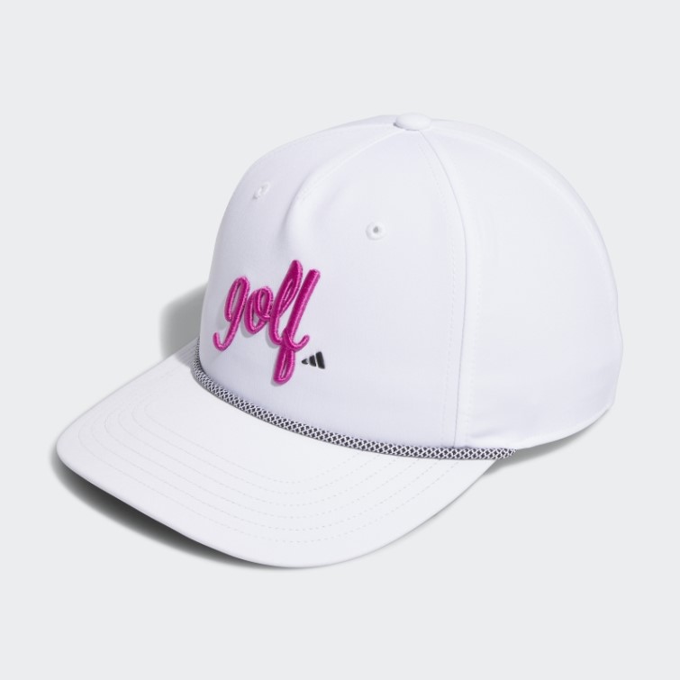 Casquette De Golf à Cinq Panneaux Blanc Adidas Fashion
