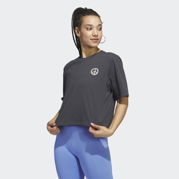 T-shirt Court Adidas Los Angeles Carbon Fashion