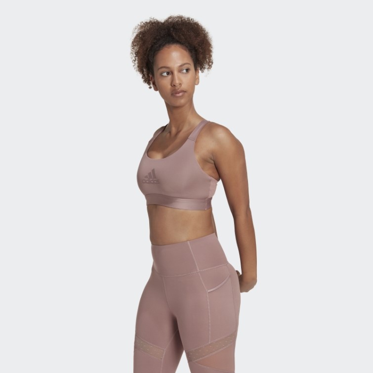 Soutien-gorge De Circuit à Maintien Moyen Powerreact Training Violet Adidas